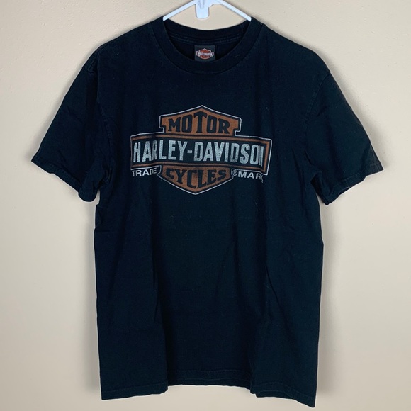 Harley-Davidson Men’s Black Graphic Tee Size Large - Picture 1 of 4